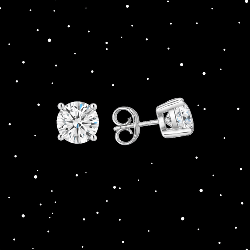 Moissanite Earrings (Passes diamond tester)