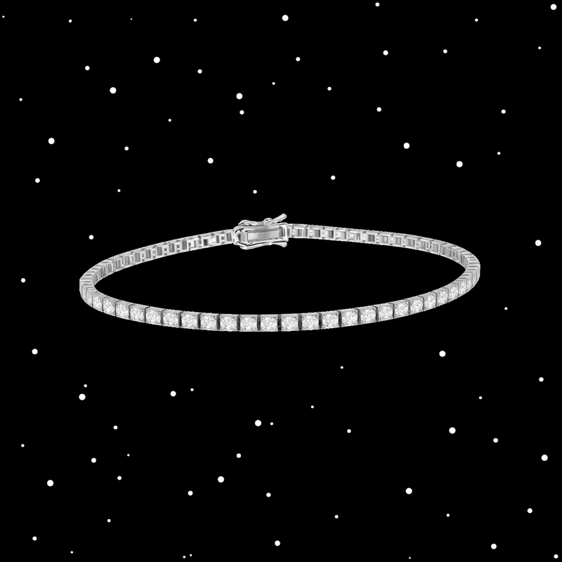 Moissanite Bracelet (Passes diamond tester)